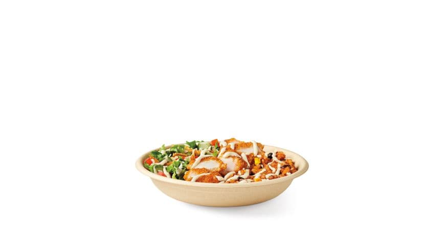 Crispy Cilantro Lime Loaded Bowl w/ Cheese