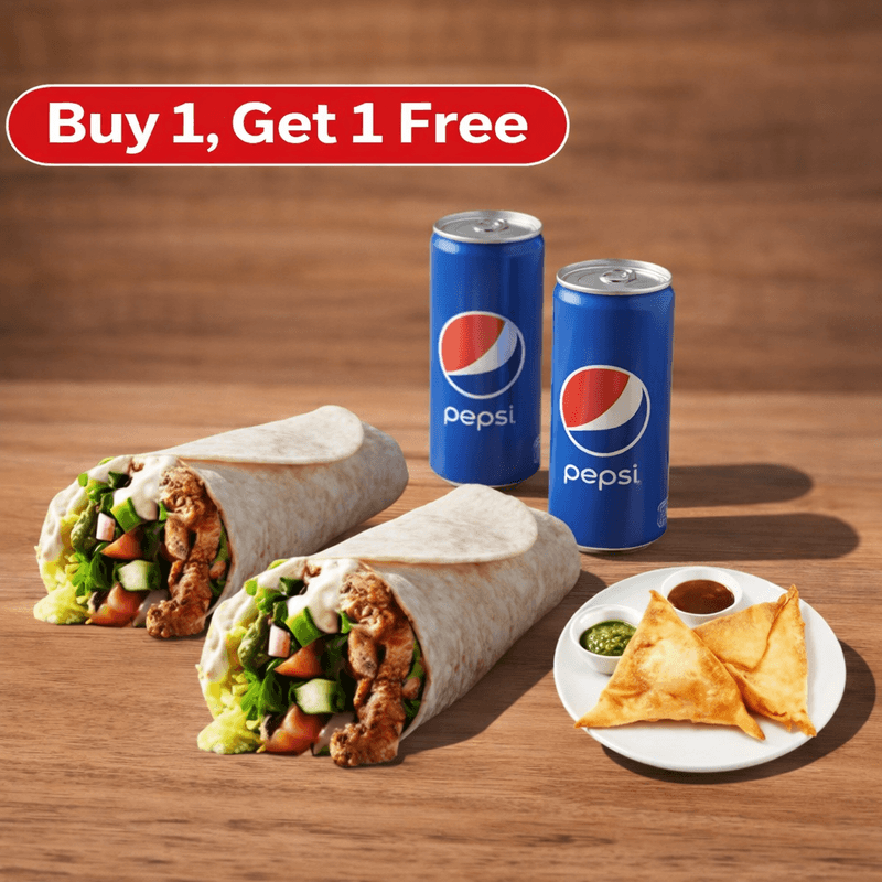 Bundle Small Wrap with Samosa