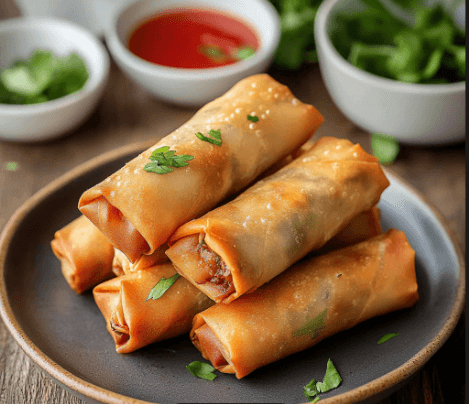 A2. Vegetarian Spring Rolls