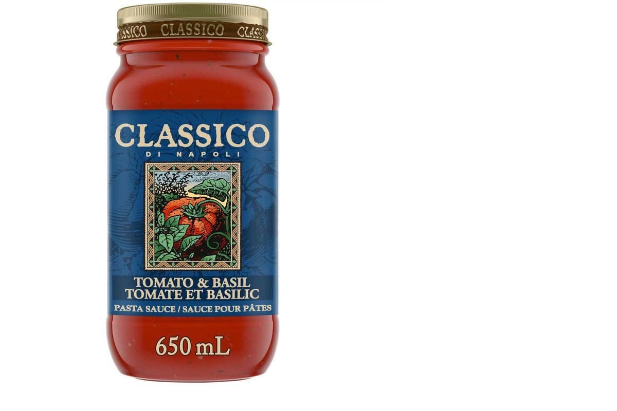 CLASSICO TOMATO&BASIL PASTA SAUCE (650ML)