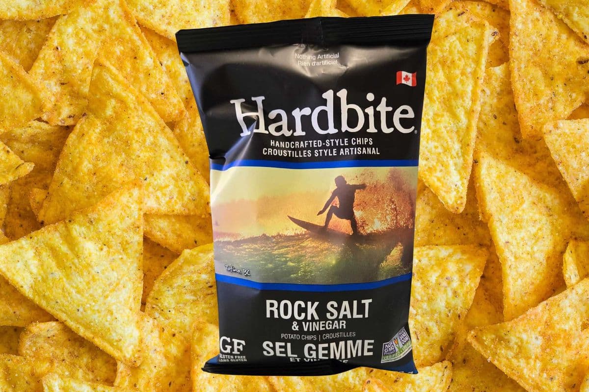 Hardbite Rock Salt and Vinegar Chips Small
