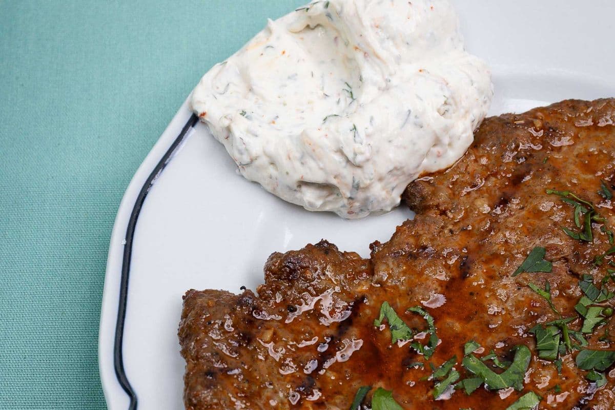 Sucuk Kofte with Haydari
