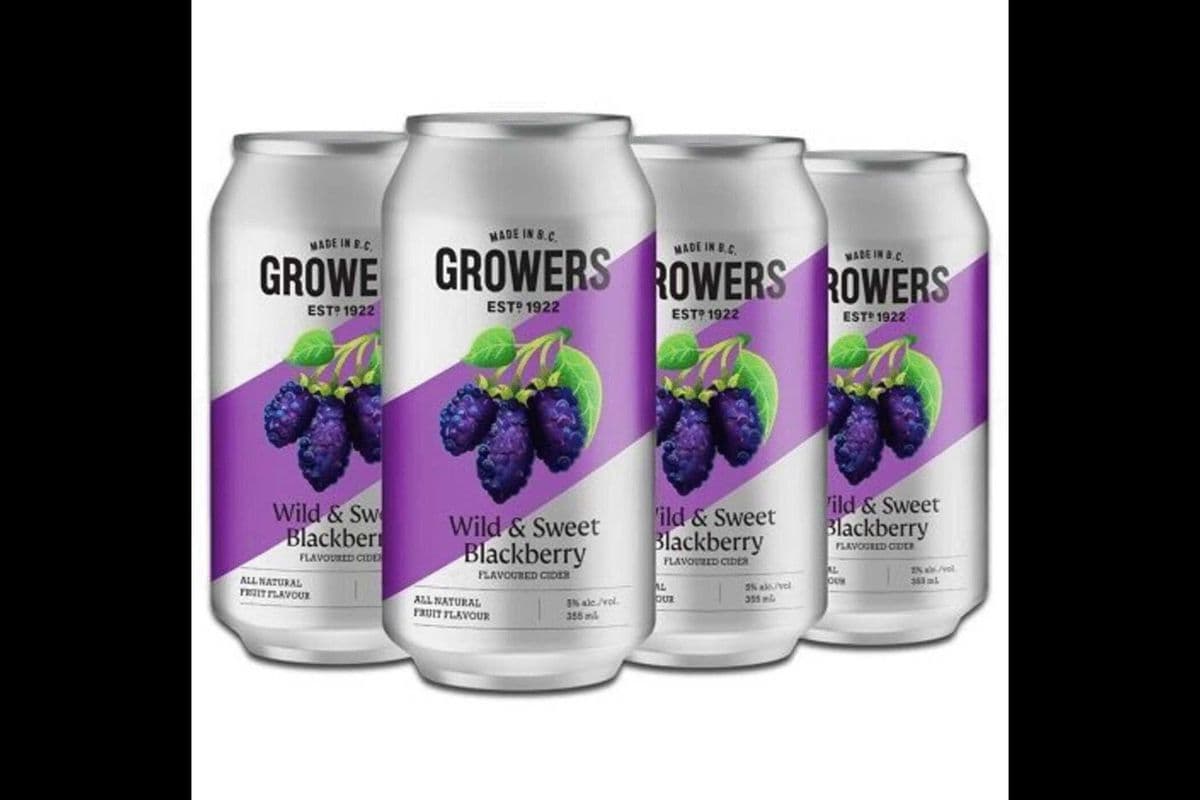 GROWERS CIDER WILD & SWEET BLACKBERRY (6 x 355ML CANS) (6 x 355ML)