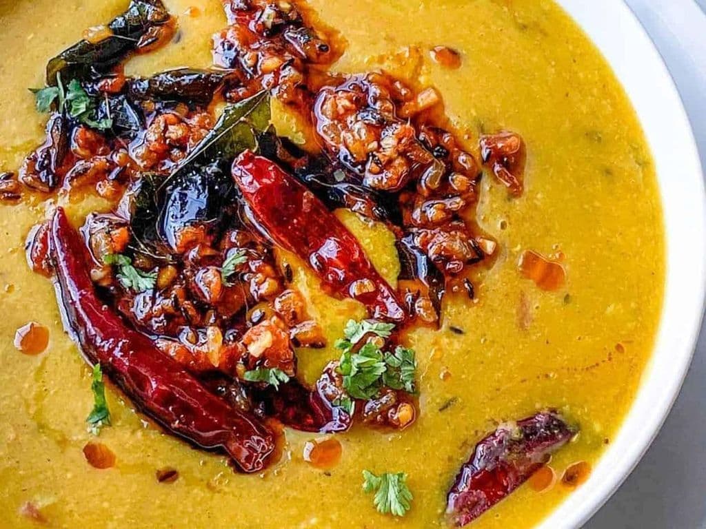 Garlicky Dal Tadka