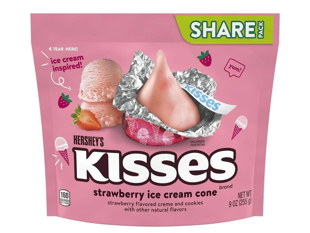 Hershey's Kisses (283g) - Strawberry Ice Cream Cone