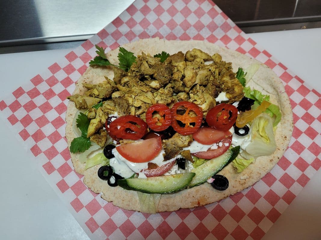 9'' Curry Chicken Pita Wrap