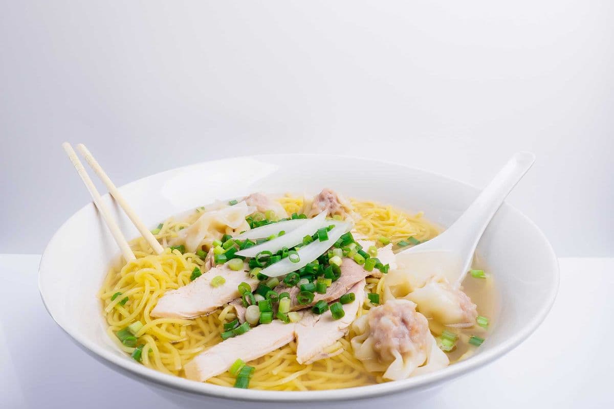 23. Wonton Soup with Chicken and Egg Noodle