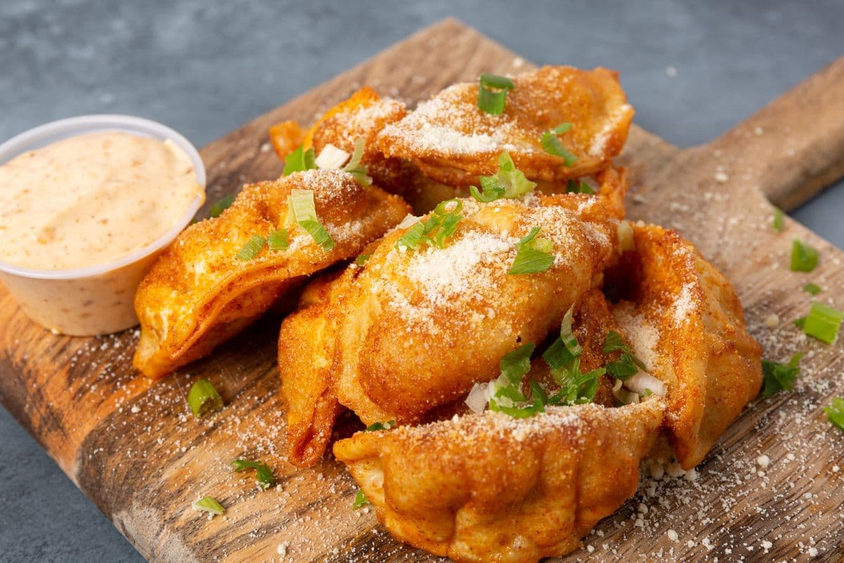 Fried Mango Habanero Momos