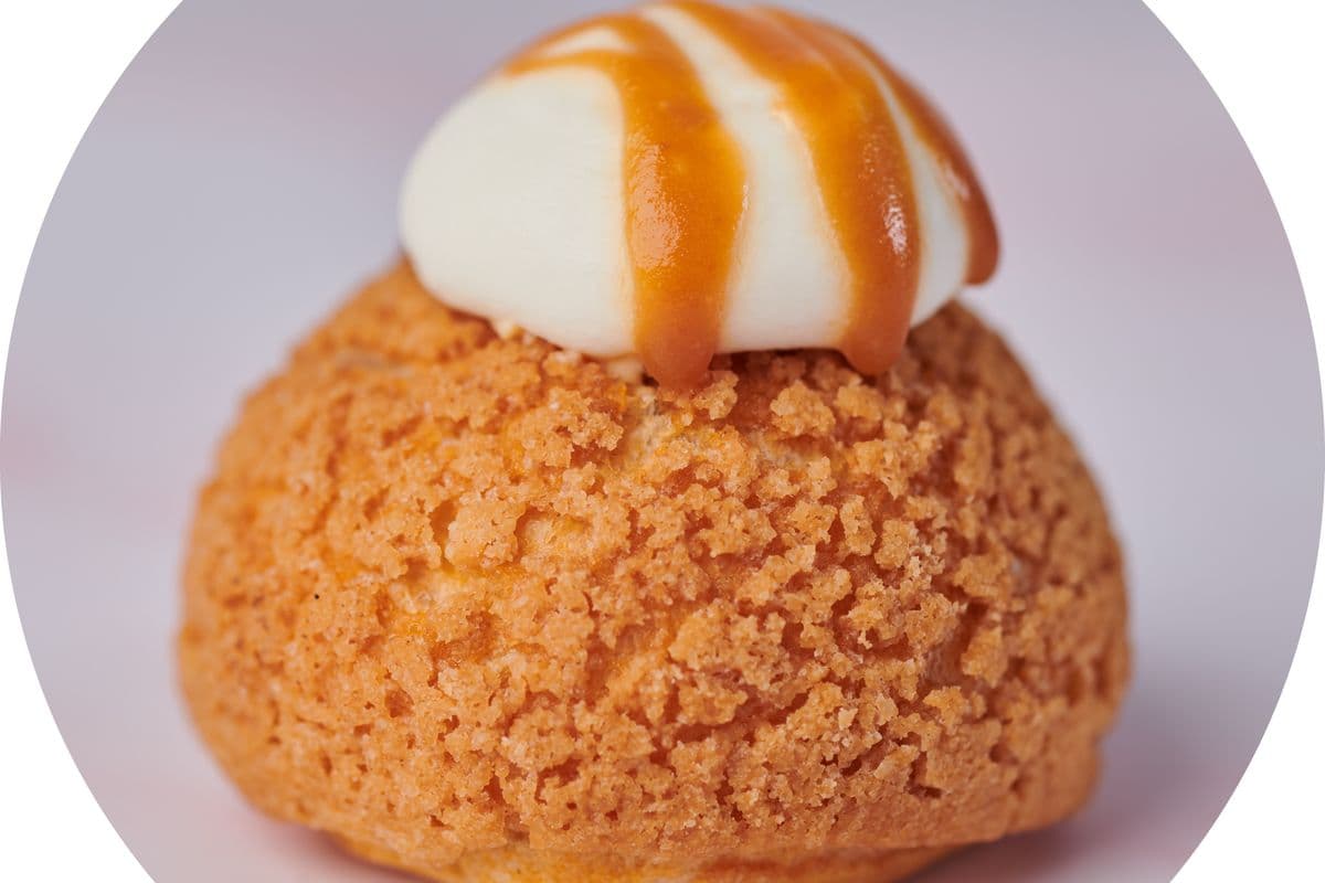 Caramel Cream Puff