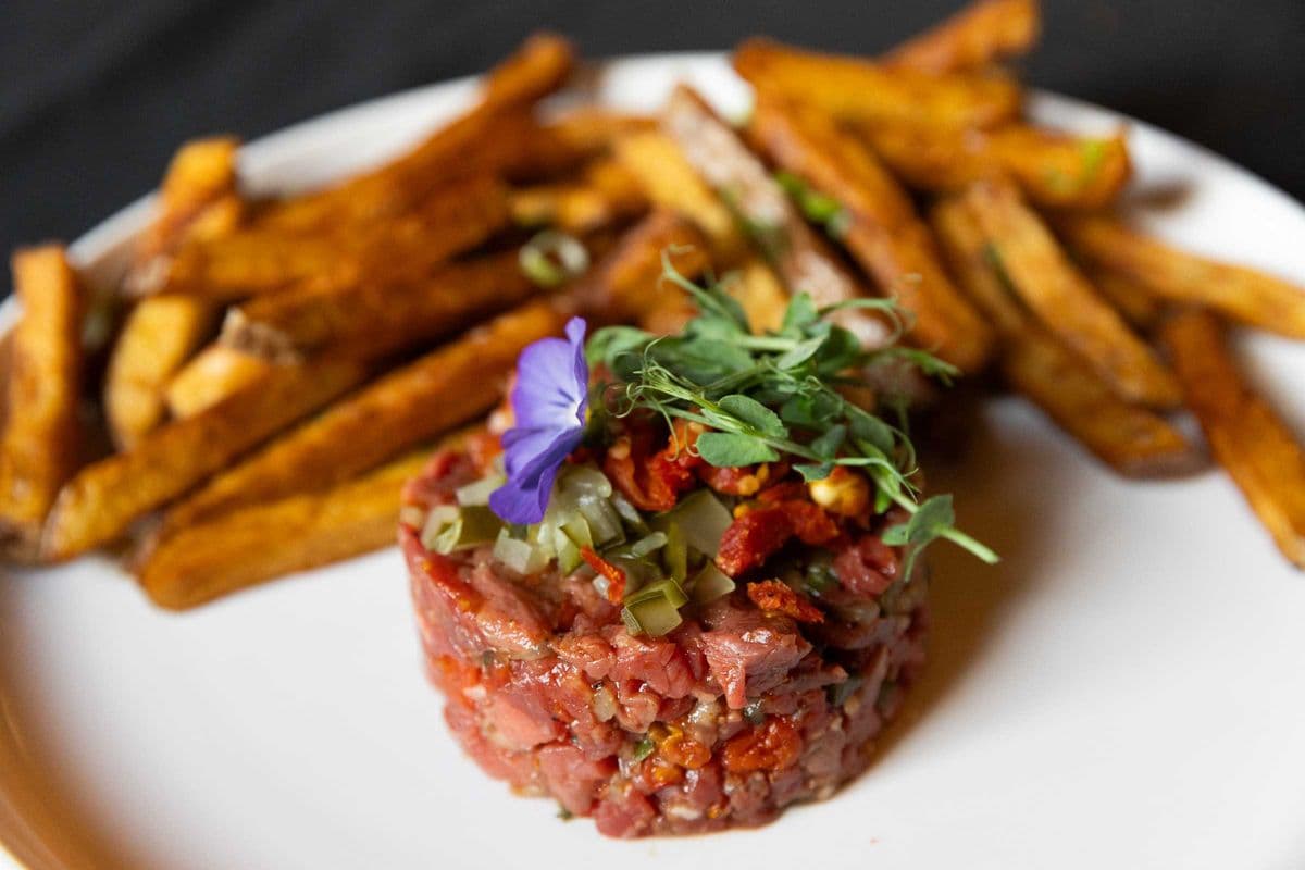 Tartare Boeuf (sans gluten avec chips de maïs)
