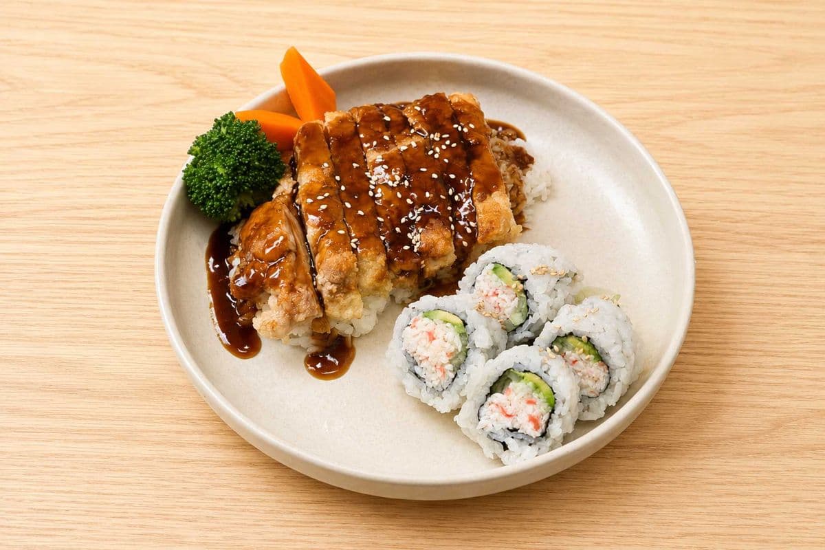Kids Teriyaki + 4pcs California Roll