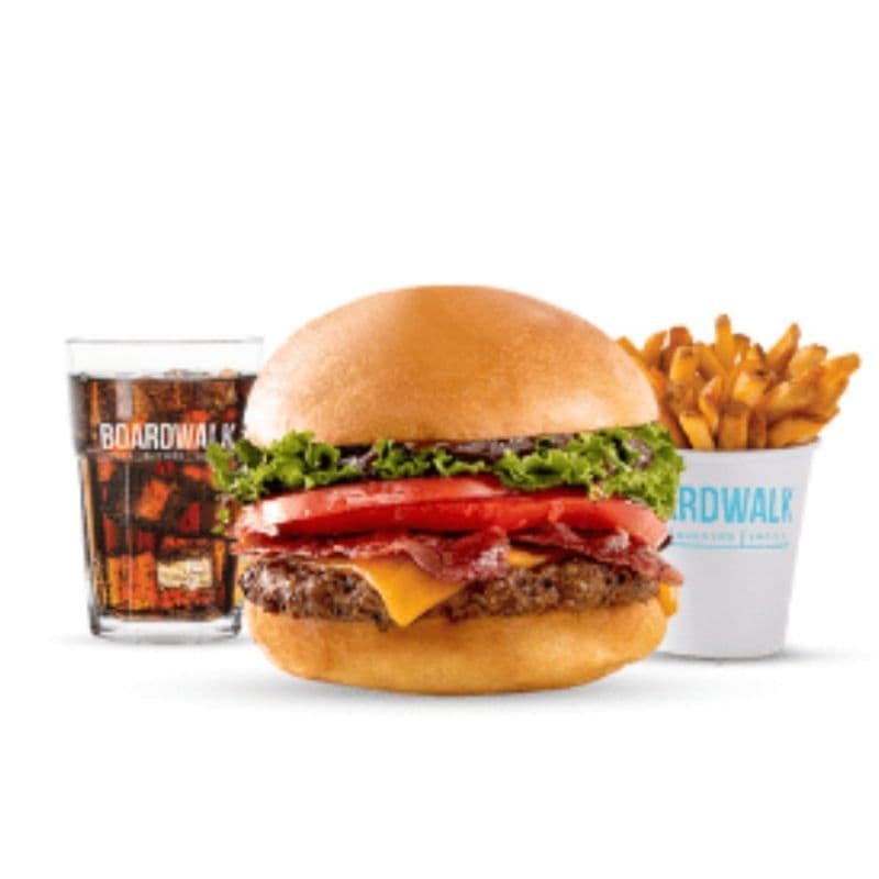 BBQ Cheddar Bacon Burger Combo