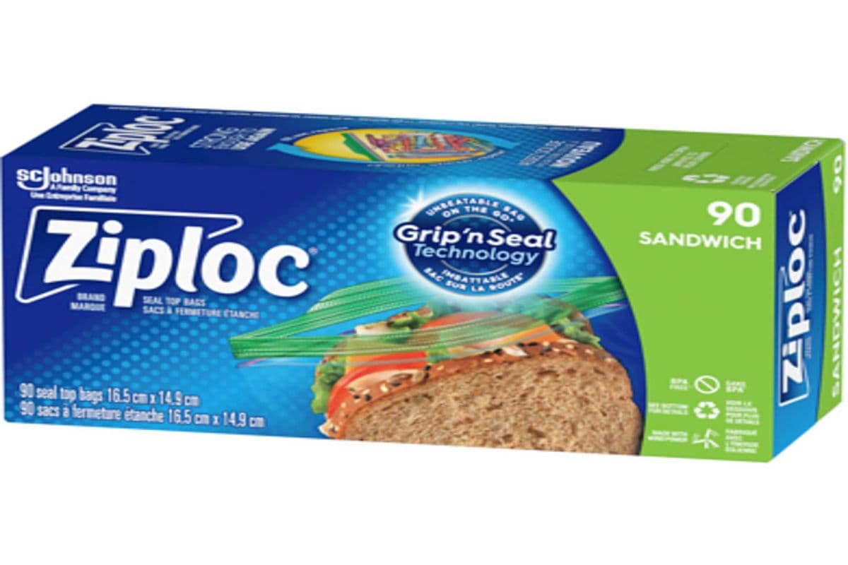 Ziploc Sandwich Bags (90 Nos)