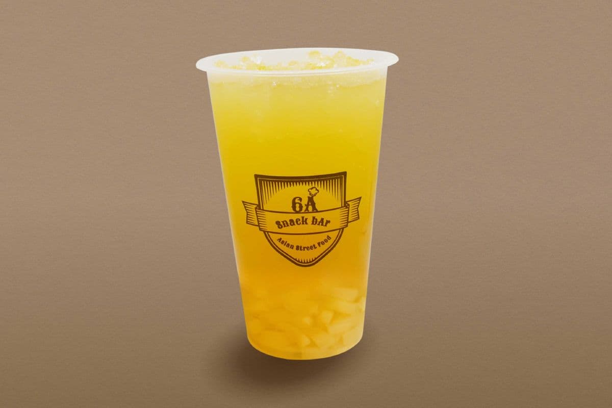 D11. Iced Mango Tea with Coconut Jelly