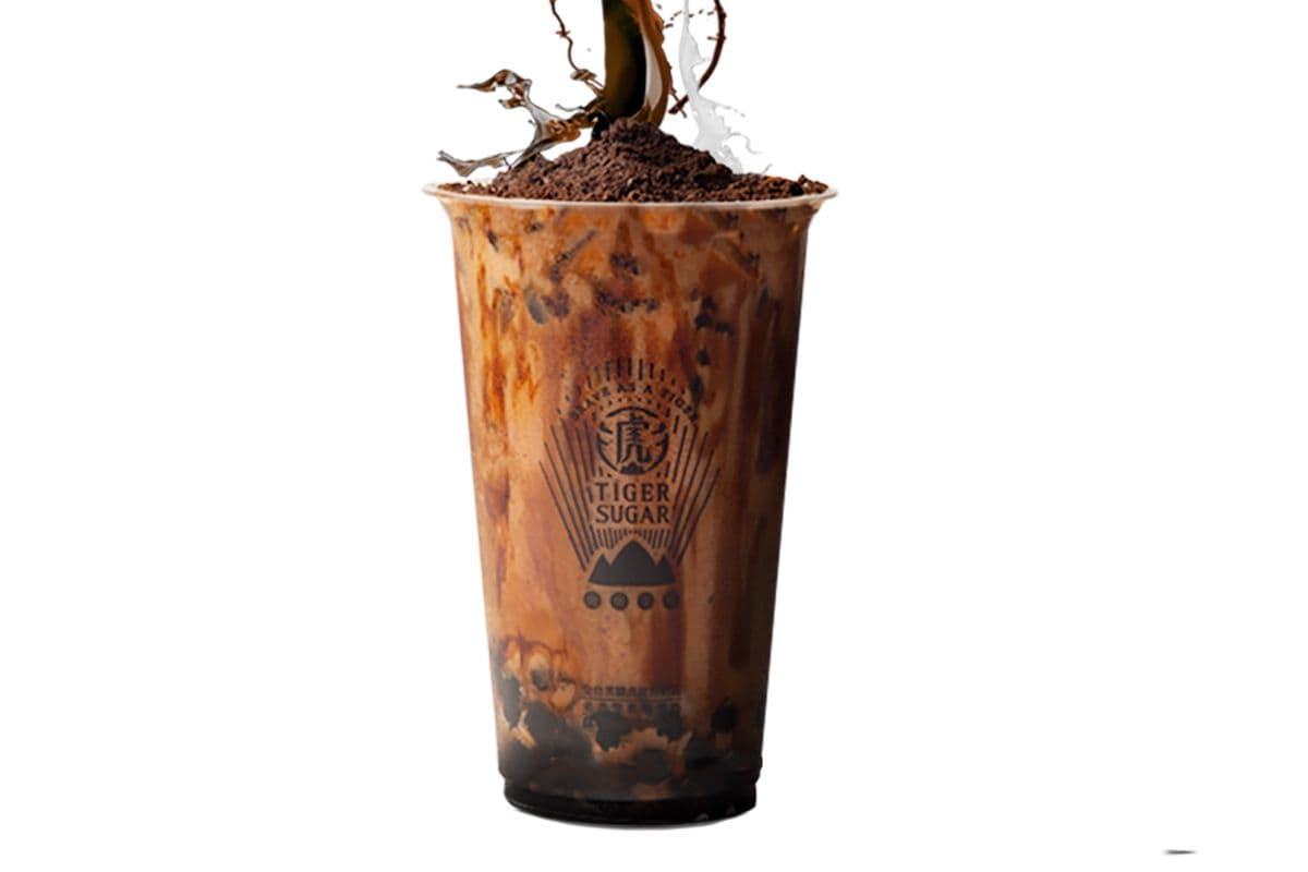 Dark Chocolate Oreo Milk w/Cream Mousse / 黑巧克力厚鮮奶/含奶霜