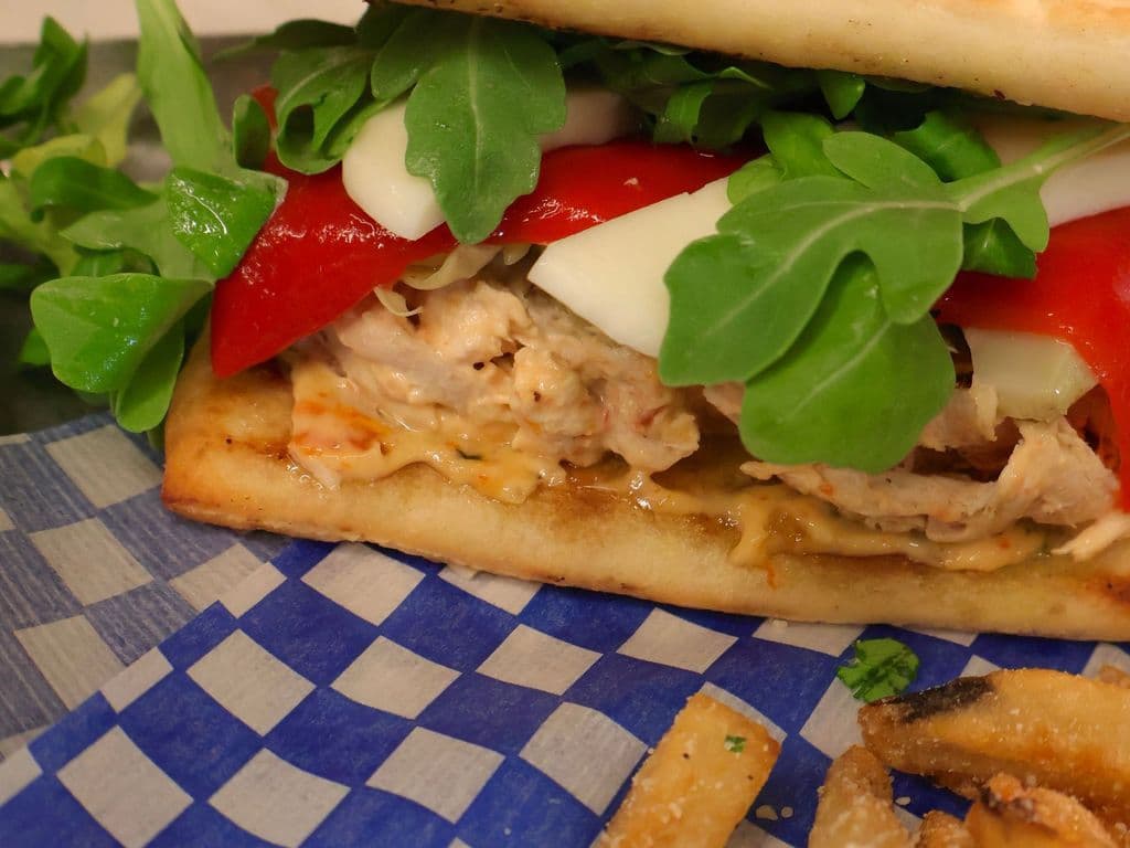 Roasted Pulled Chicken Sandwich