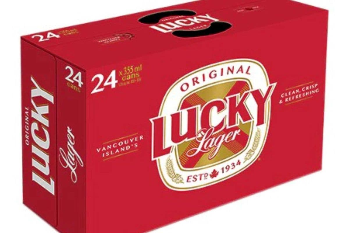 Lucky Vancouver Island's Lager Beer (24 x 355 ml) (1 x 355 ml)