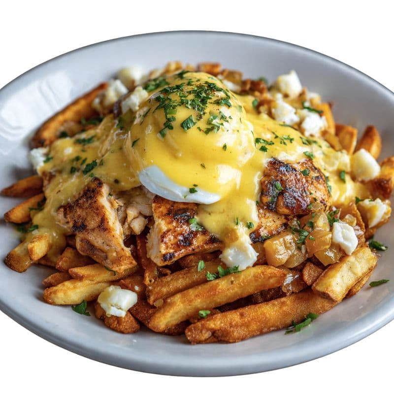 Grill Chicken Breakfast Poutine