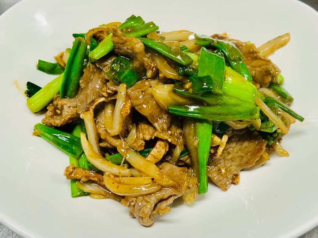 Ginger & Shallot Beef / Bœuf Sautés au Gingeet Échalote/