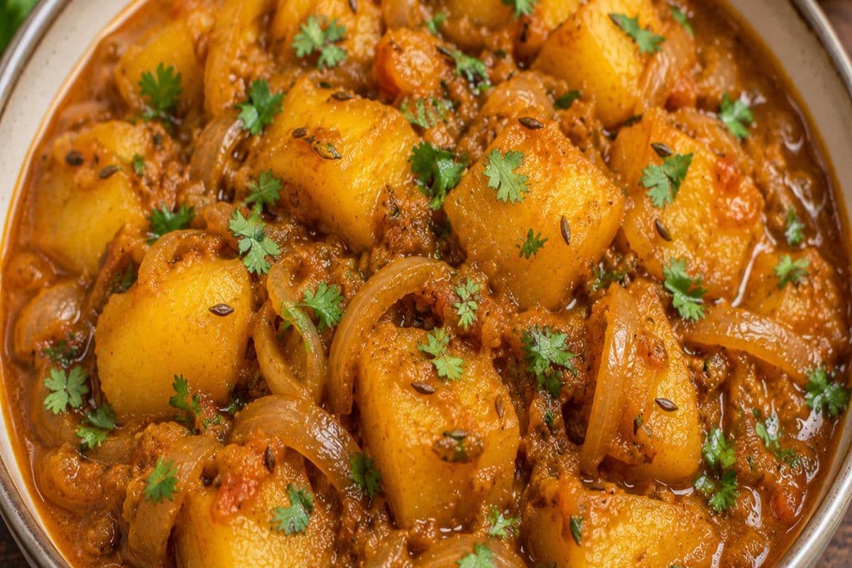 Aloo Do Pyaza Dry