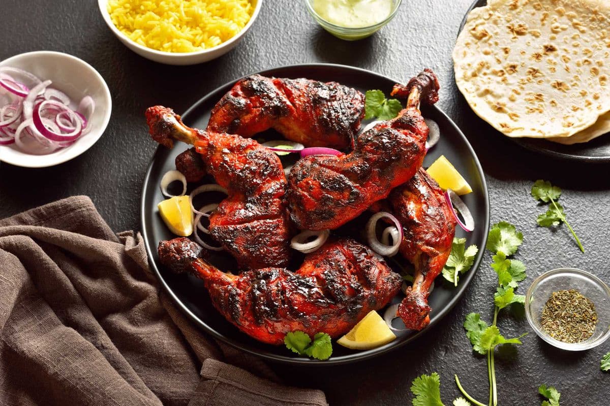 42. Tandoori Chicken Full
