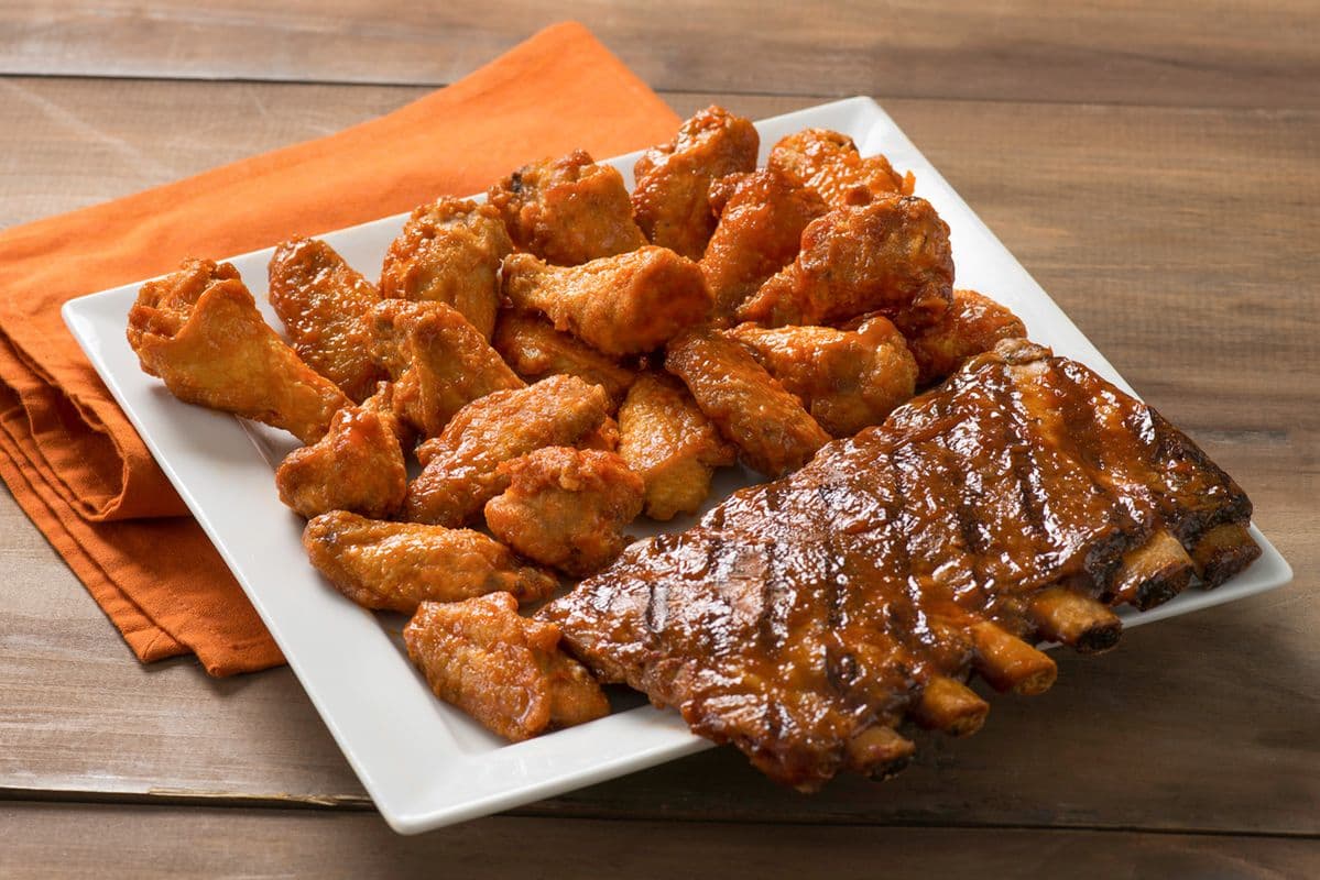 BBQ Back Ribs and Wings Party Pak Deluxe