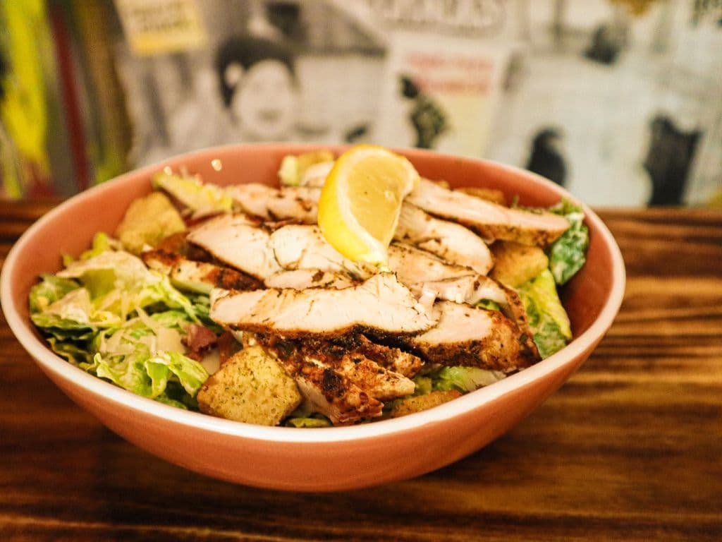 Blackened Chicken Caesar Salad
