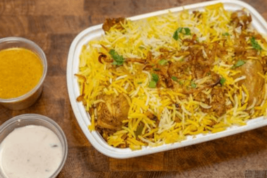 Chicken Dum Biryani (2 Pcs Biryani)
