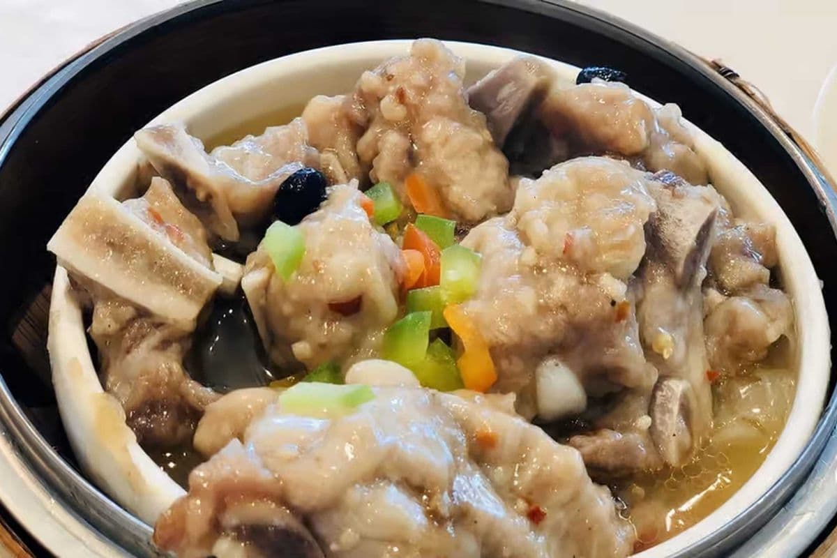 Steamed Spareribs with Pumpkin