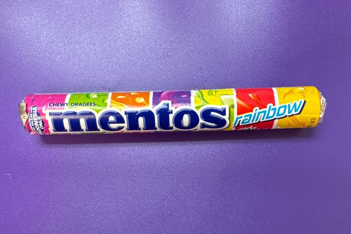 Mentos rainbow