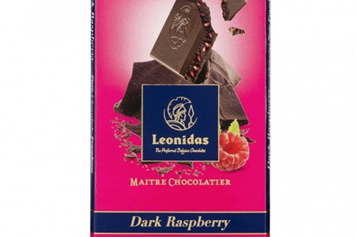 Leonidas chocolat noir framboise