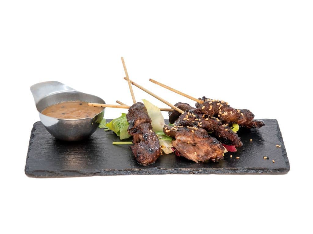 Satays au Boeuf [4] / Beef Satays [4]