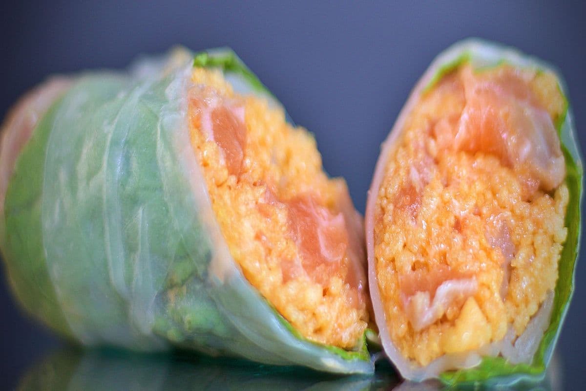 Maki de tartare aux goberge