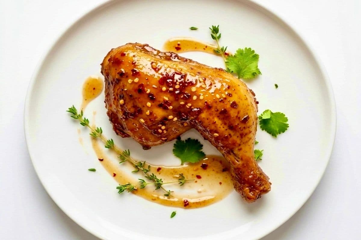 Quarter Honey Garlic Chicken (Glazed and Roasted)