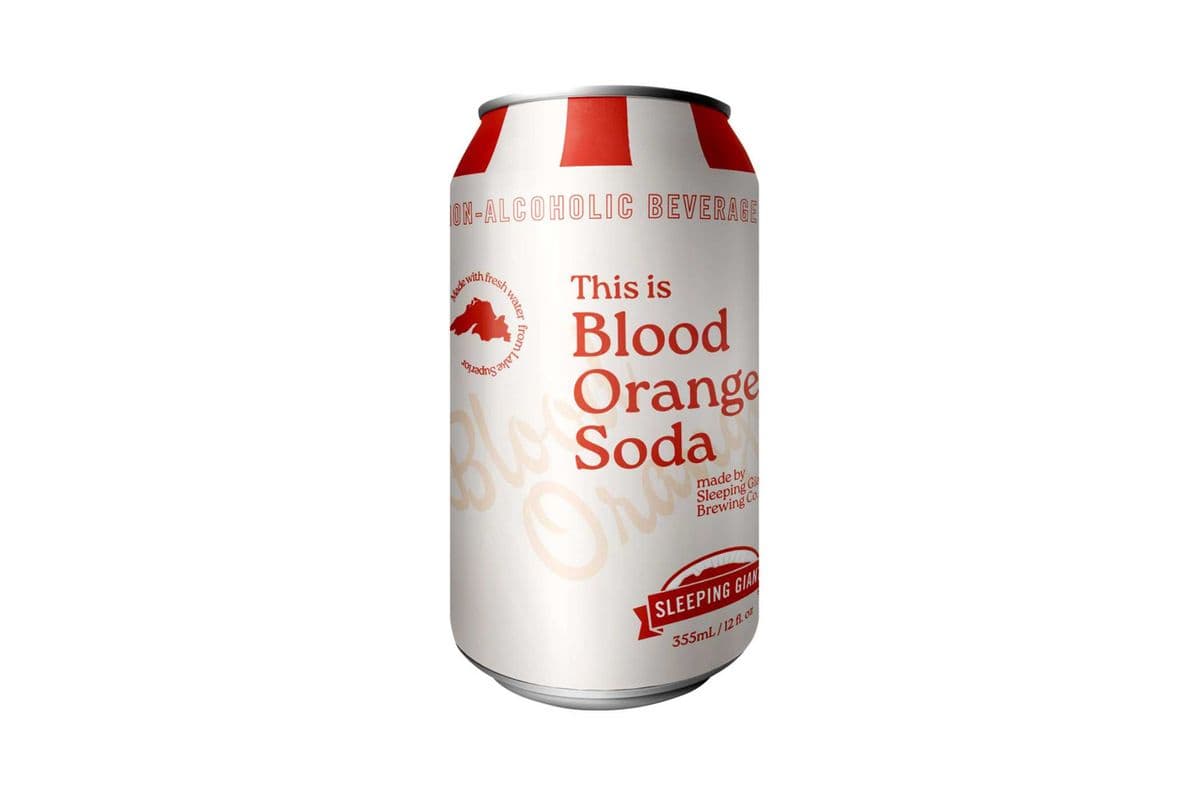 Blood Orange Soda (24 cans) (355 mL) (64 Cal)