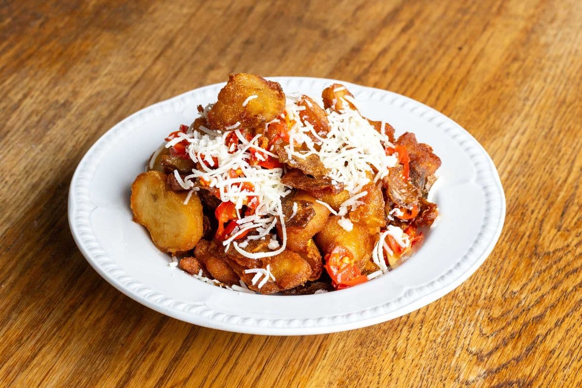Fried Crushed Potatoes