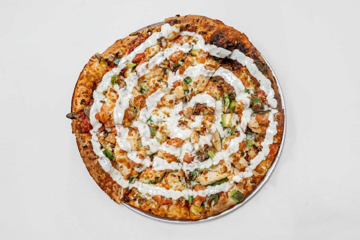 Medium Chicken Ranch Pizza( very popular )