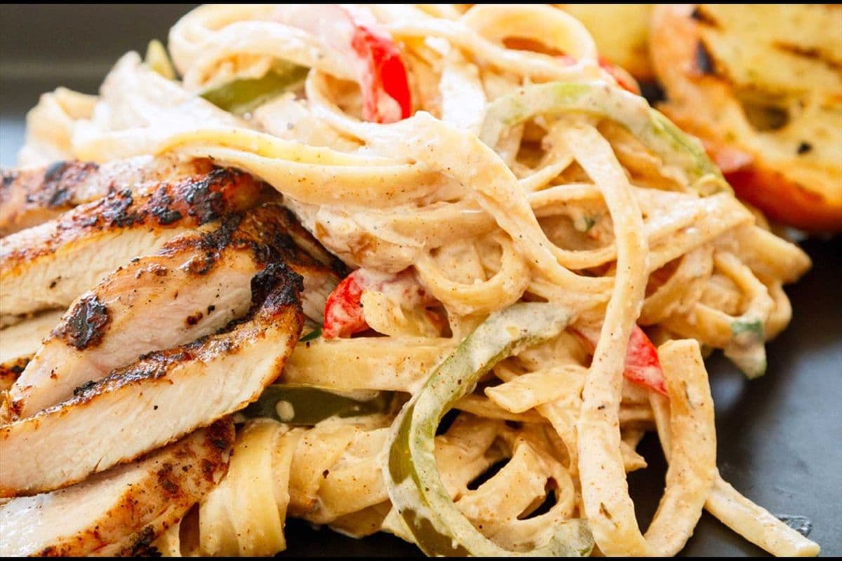 Jerk Chicken Fettuccine