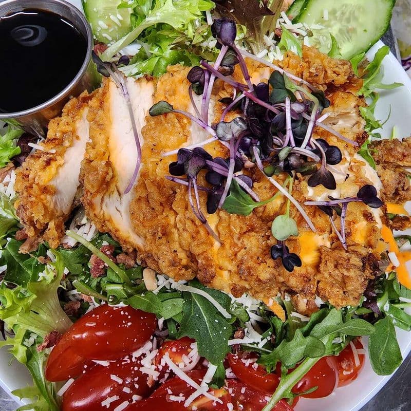 Perfect Crispy Chicken Salad