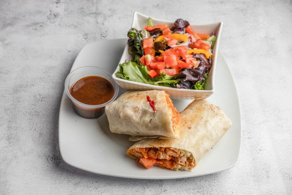 Buffalo Chicken Caesar Wrap