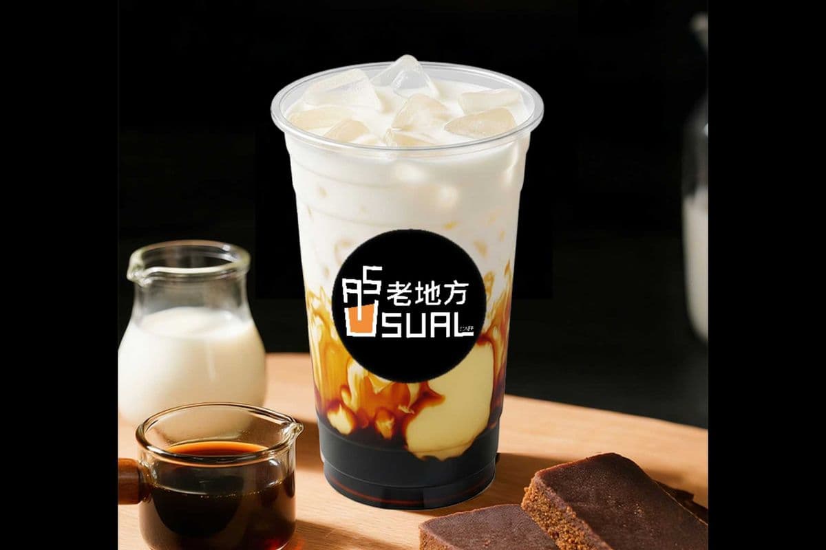 Brown Sugar with Milk and Pudding / 黑糖布丁鮮奶