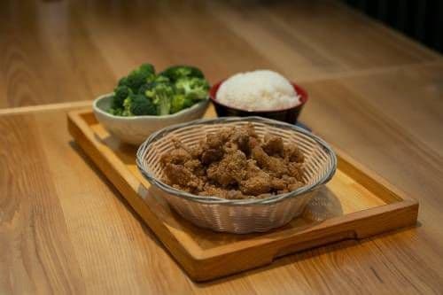 Deep Fried Chicken Nugget Rice / 盐酥鸡(饭)