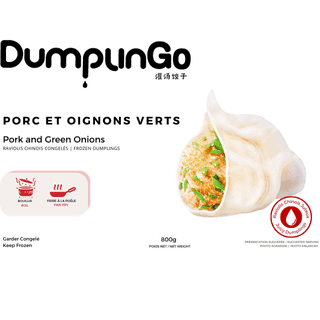 FD03-Pork & Green Onion Frozen Dumpling (800g) / Porc & Oignon Vert Dumpling Congelée(800g)/