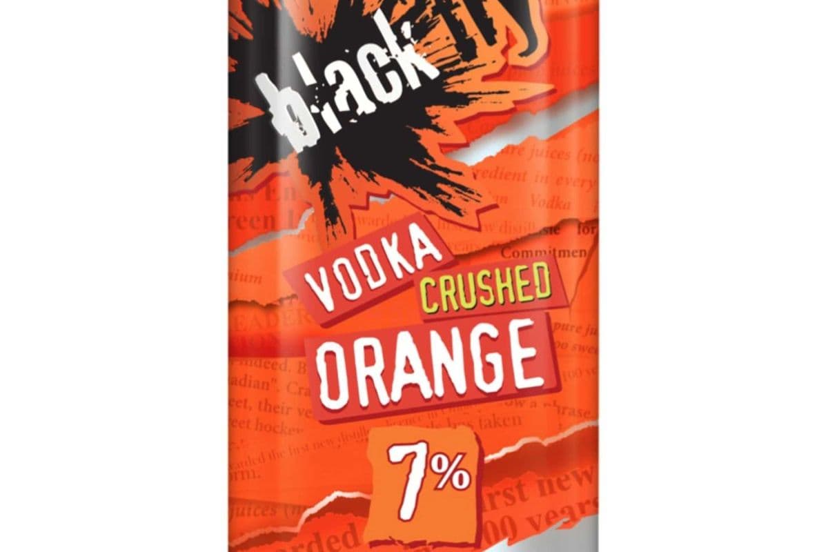 Black Fly Crushed Vodka, Orange (473 ml) (1 x 473 ml)