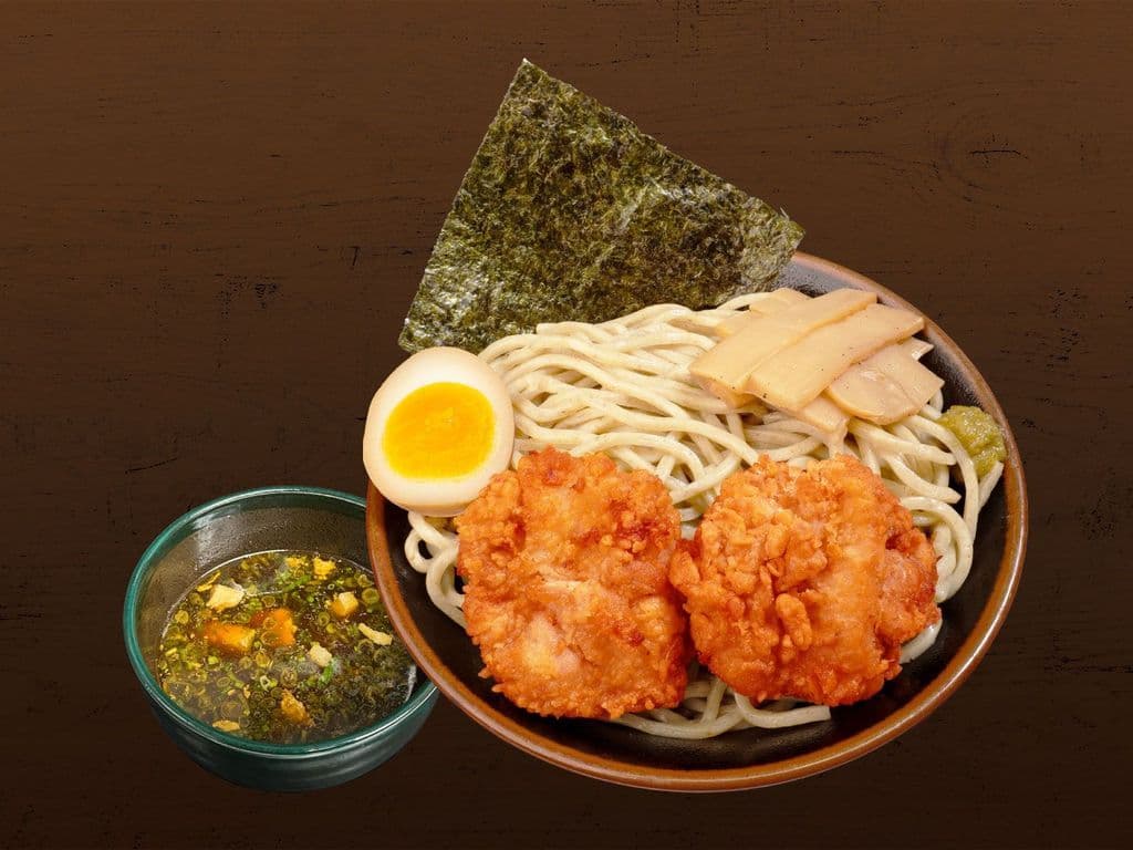 Shoyu tsukemen Karaage