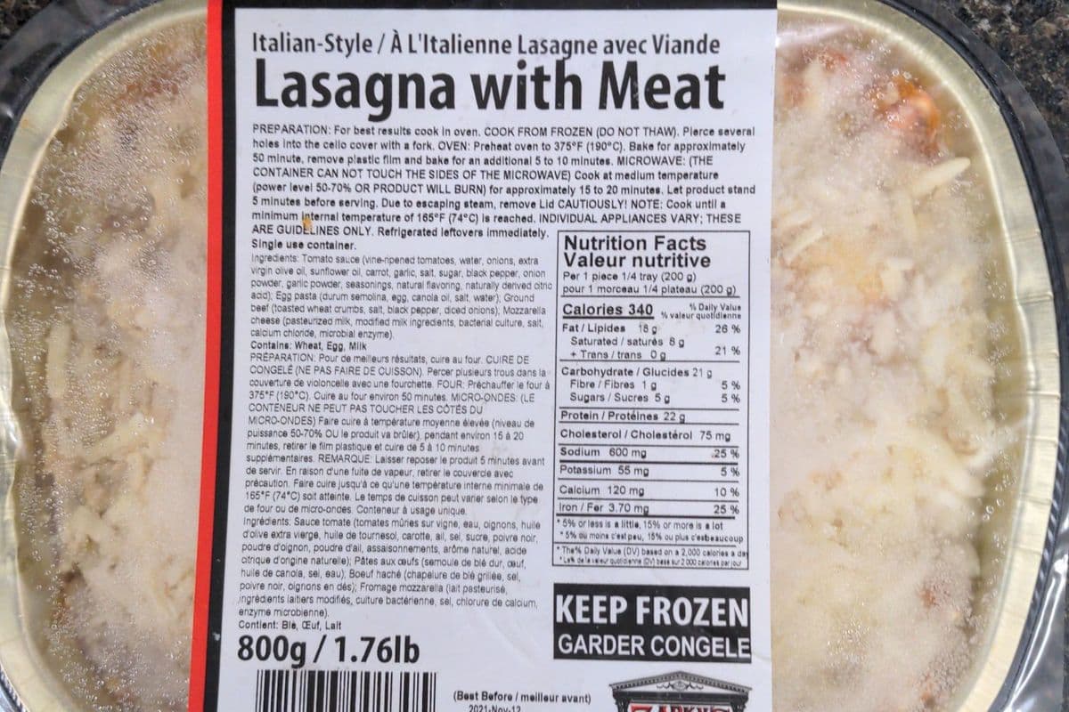Meat Lasagna (800 g)