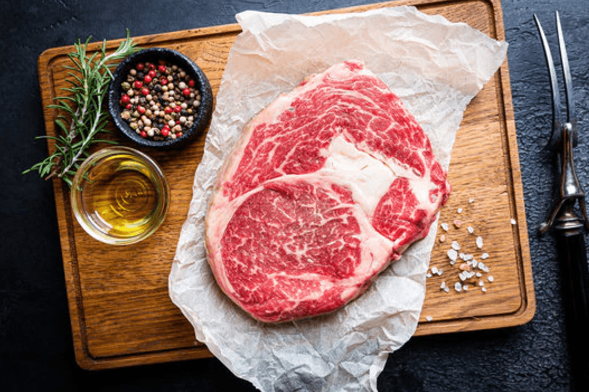 Bradner Farms Grass Fed Certified Organic Ribeye Steak 1 Ribeye Steak