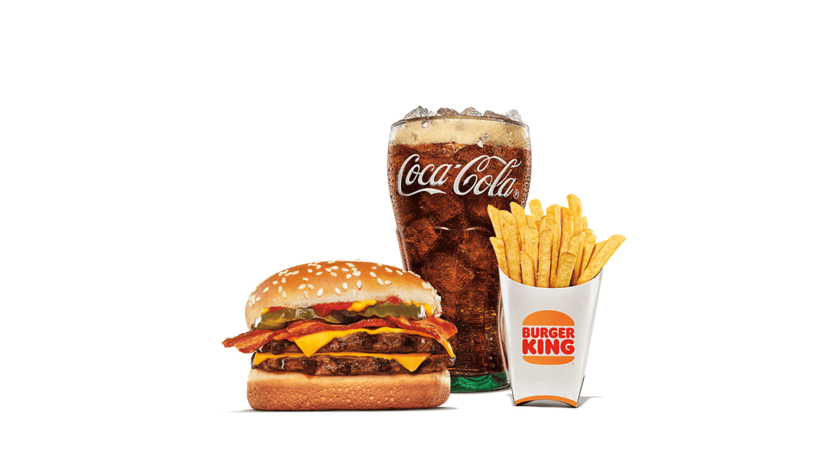 Bacon Double Cheeseburger Medium Combo