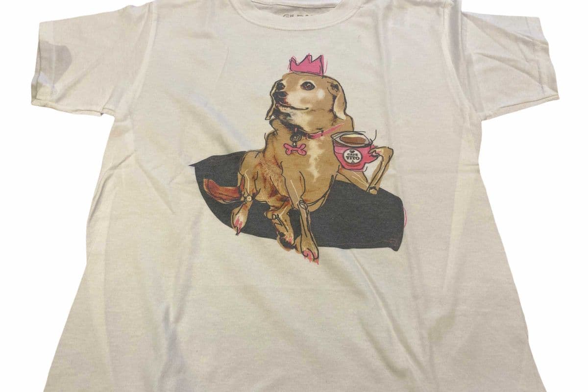 T-Shirt "Gia" la mascotte de Café Vito / "Gia" our Café Vito Mascot T-Shirt