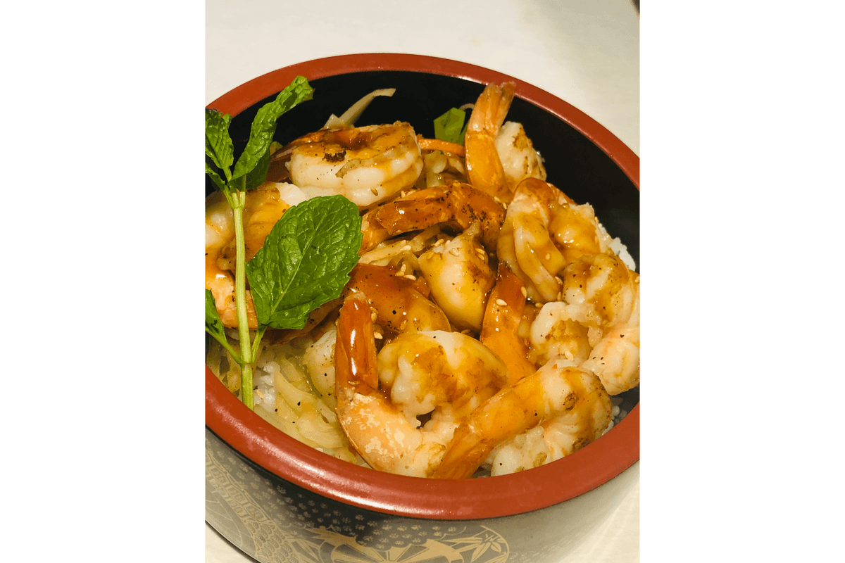 Shrimp Teriyaki Don (10 pcs)